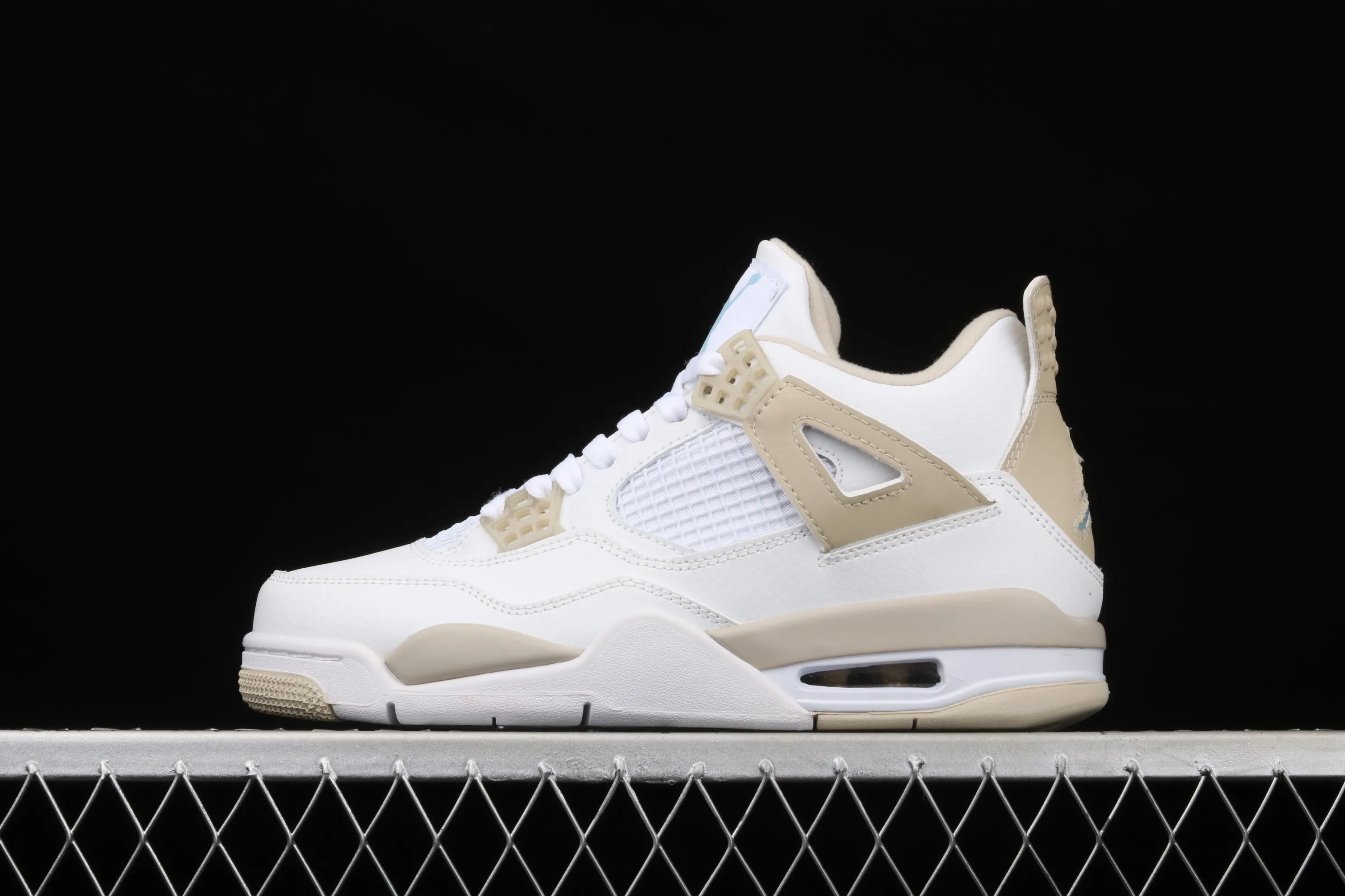 All categories Air Jordan Jordan series basketball shoes Air Jordan 4 G version Air Jordan 4 "Linen" AJ4 Joe 4 beach white gold 487724-118